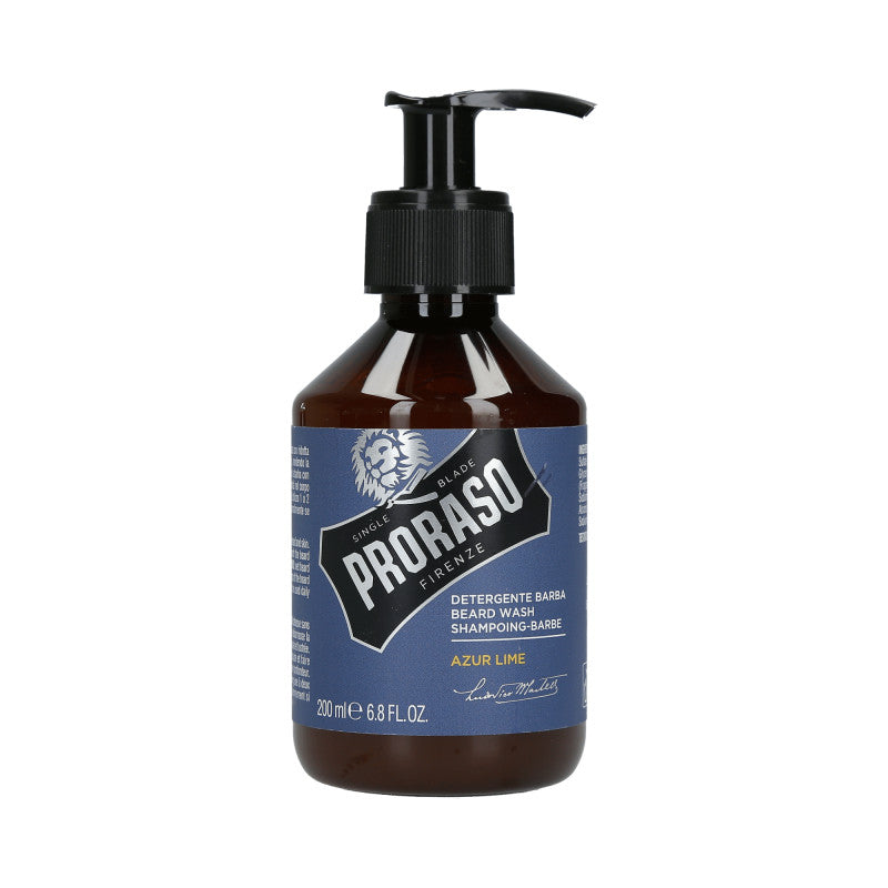 PRORASO SINGLE BLADE Azur Lime Detergente barba 200ml