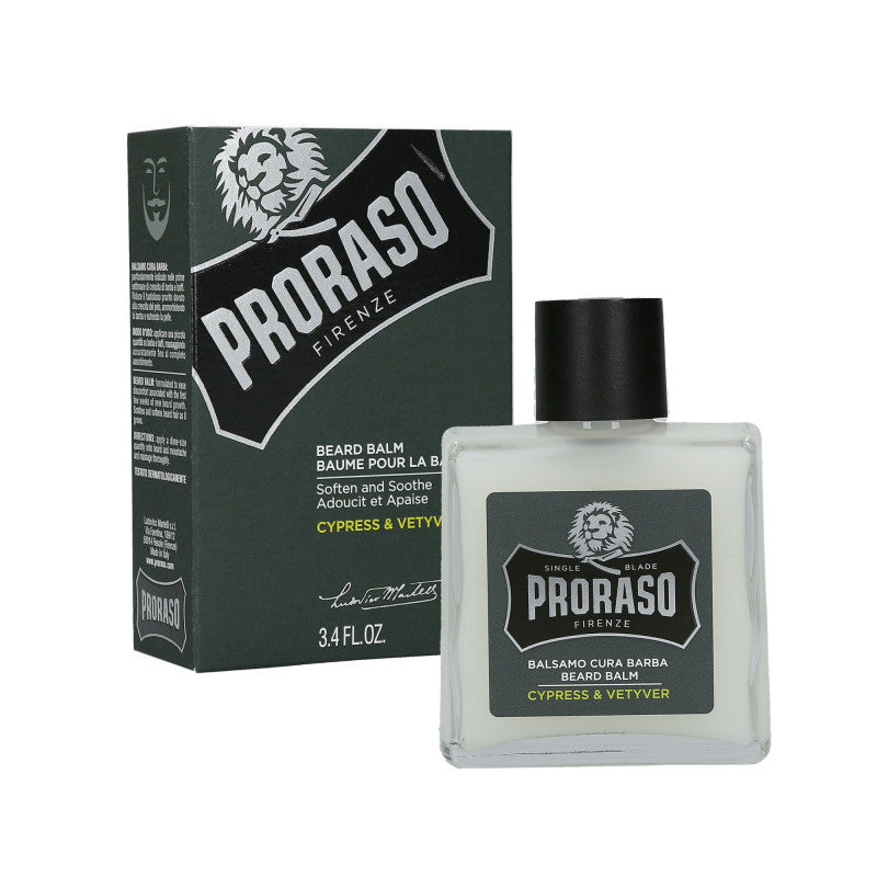 PRORASO SINGLE BLADE Cypress&Vetyver Balsamo da barba 100ml
