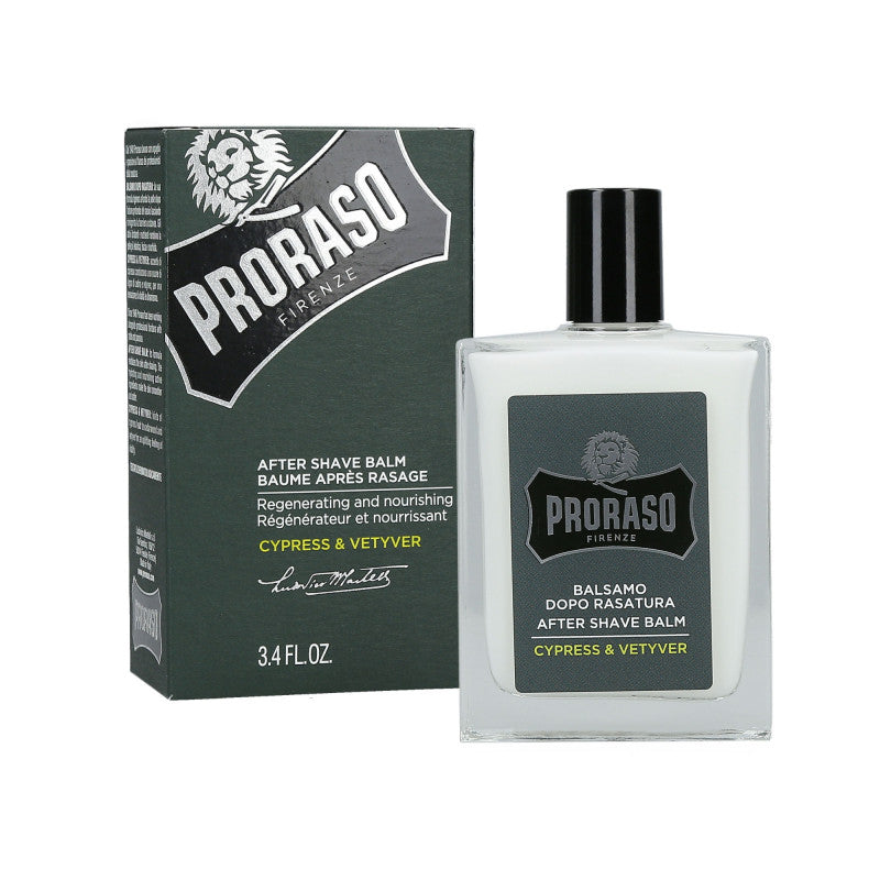 PRORASO SINGLE BLADE Cypress&Vetyver Balsamo dopobarba 100ml