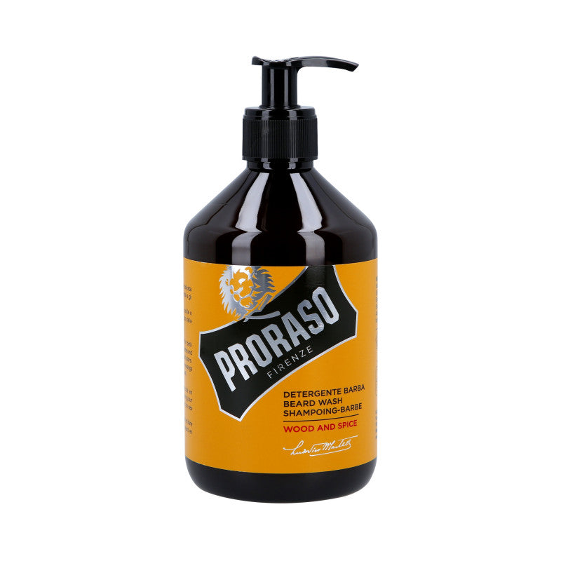 PRORASO YELLOW WOOD&SPICE Shampoo Barba 500ml