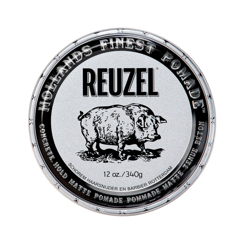 REUZEL SILVER CONCRETE HOLD MATTE Pomata per capelli opaca forte 340 g