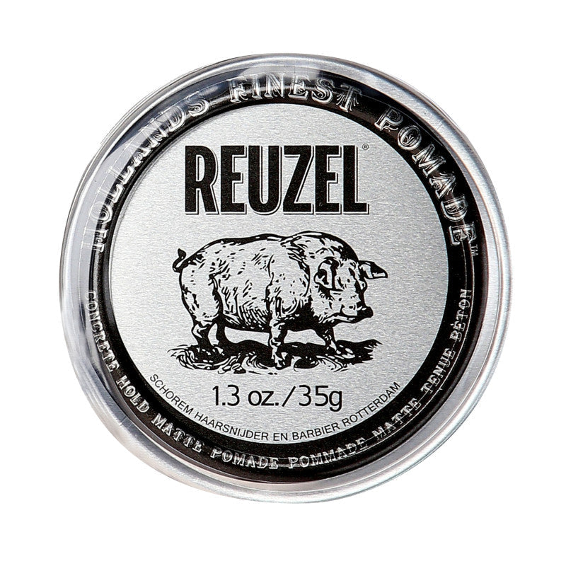 REUZEL SILVER CONCRETE HOLD MATTE Pomata per capelli opaca forte 35 g