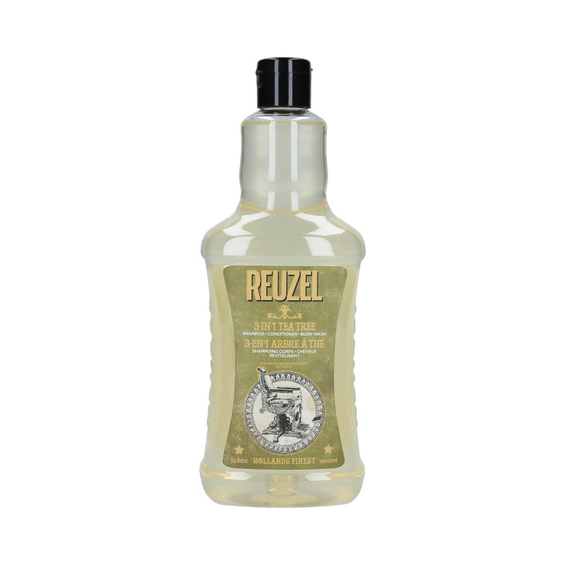 REUZEL Shampoo 3in1 per capelli, cuoio capelluto e corpo 1000ml