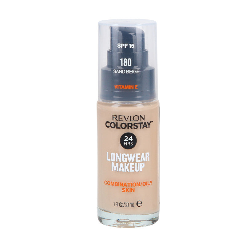 Revlon ColorStay Fondotinta pelli miste/grasse con applicatore a pompa  180 Sand Beige 30ml
