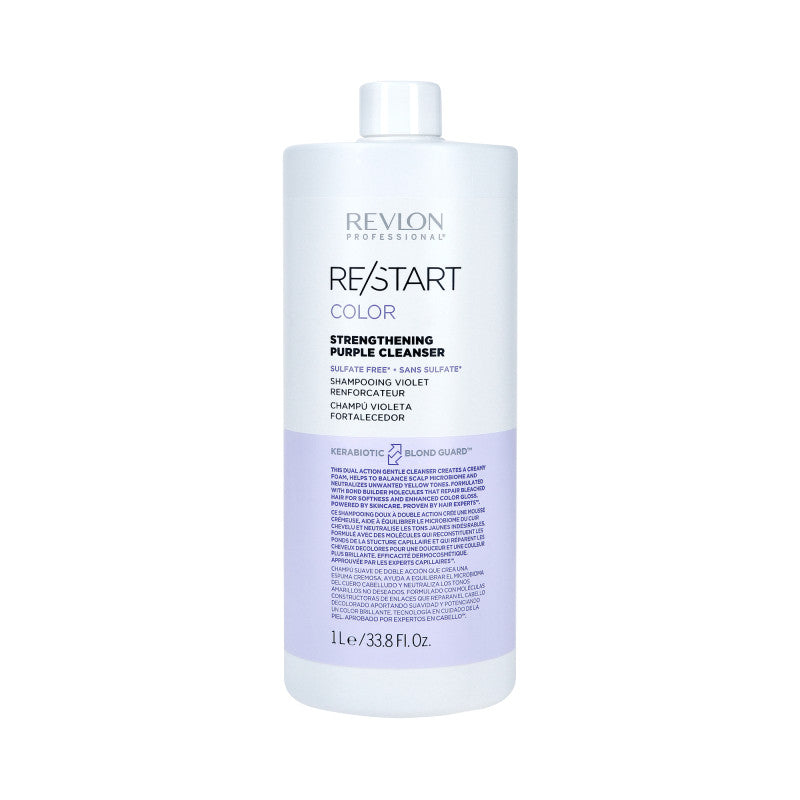 REVLON RE/START COLOR PURPLE Shampoo rinforzante per capelli biondi 1000 ml
