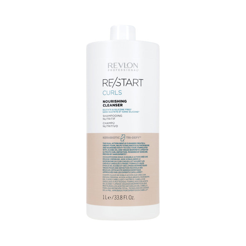 REVLON RE/START CURLS Shampoo idratante per capelli ricci 1000ml