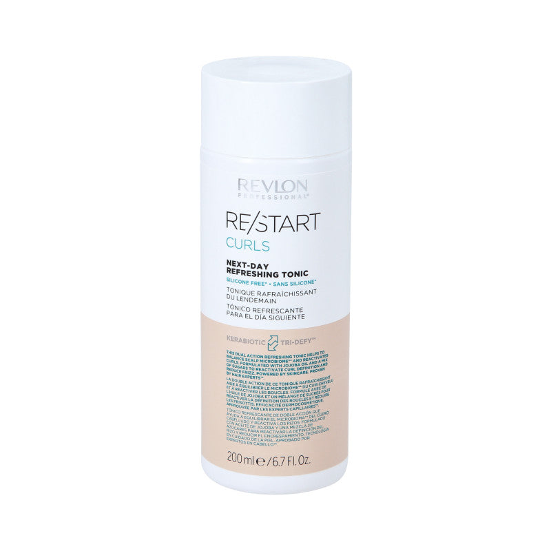 REVLON RE/START CURLS Tonico Rinfrescante per Capelli Ricci 200ml