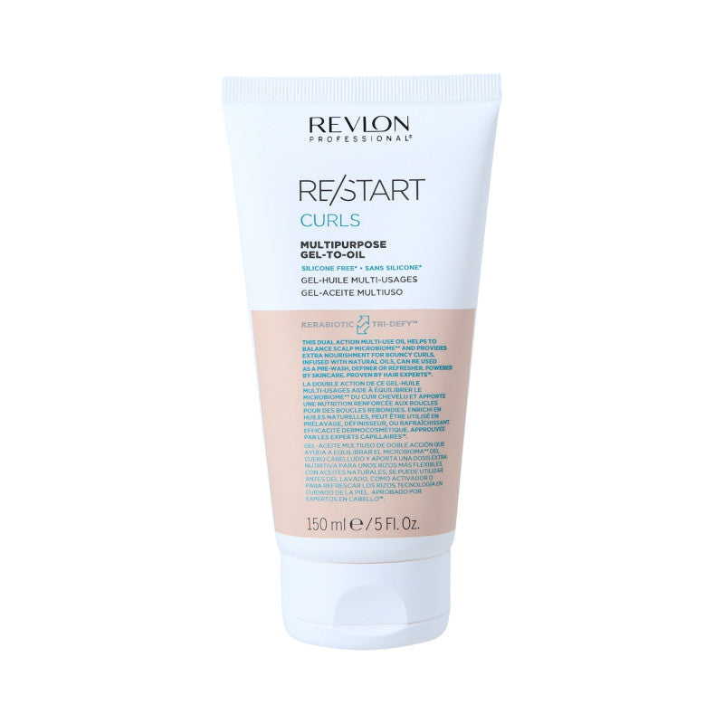REVLON RE/START CURLS OIL Olio gel modellante idratante per capelli ricci 150ml