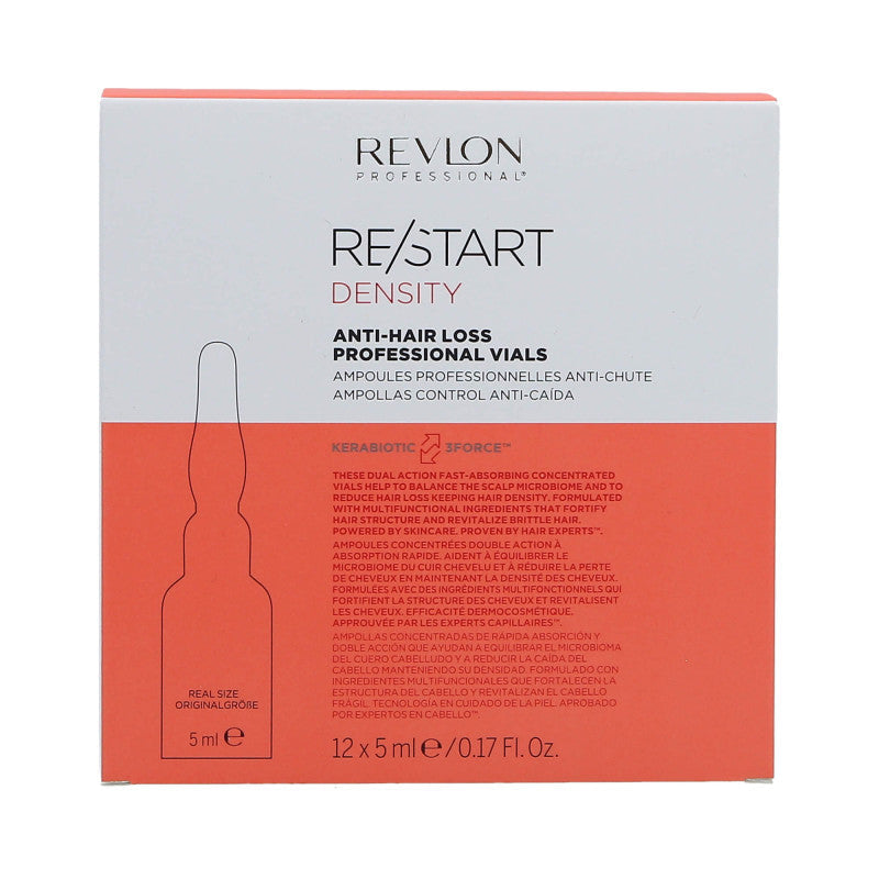 REVLON RE/START DENSITY Fiale stimolanti per la crescita dei capelli 12x5ml