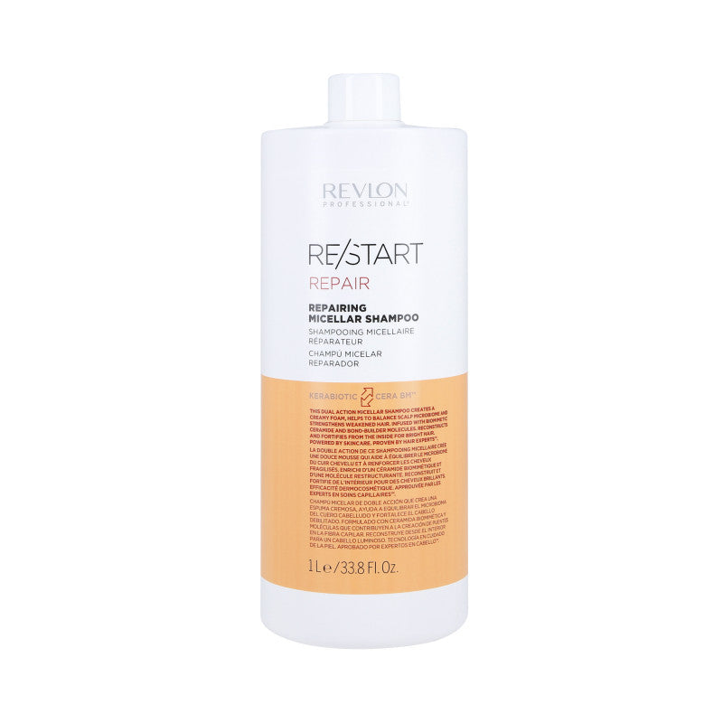 REVLON RE/START REPAIR Shampoo micellare per capelli secchi e danneggiati 1000ml