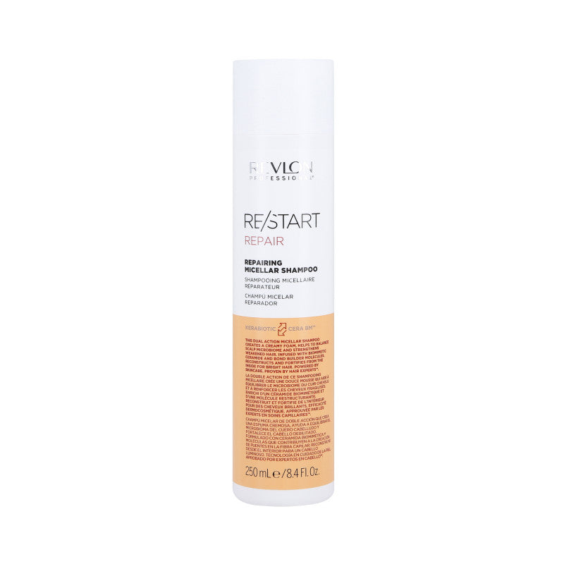 REVLON RE/START REPAIR Shampoo micellare per capelli secchi e danneggiati 250ml