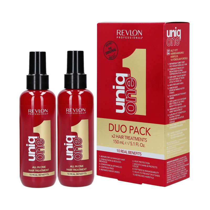 REVLON UNIQ ONE ALL IN ONE DUO PACK Trattamento spray leave-in 2x150ml