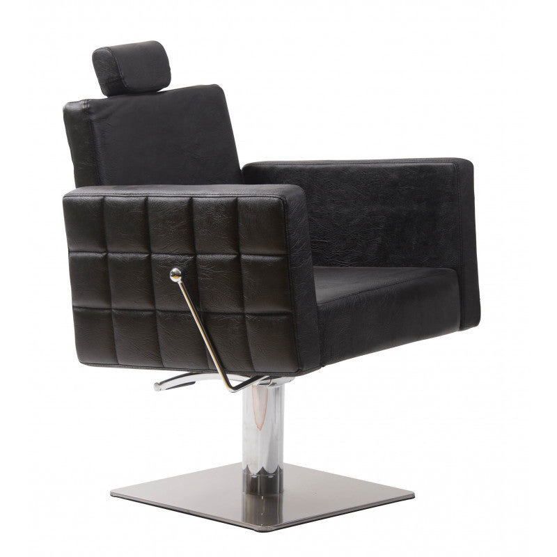 SAKAI LUXORY DE LUXE Poltrona da parrucchiere nera