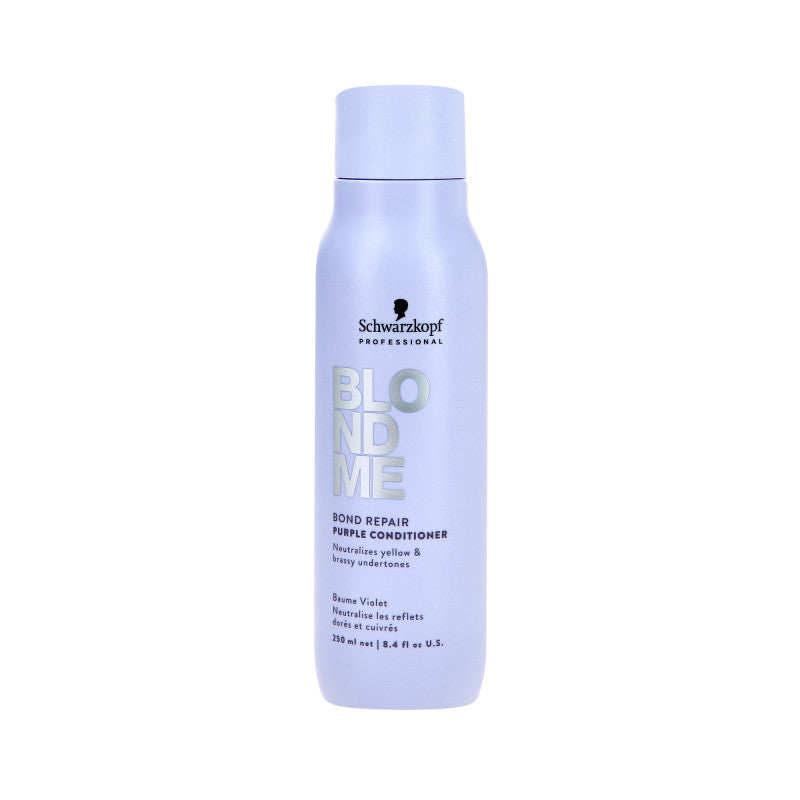 SCHWARZKOPF BLOND ME BOND REPAIR PURPLE Balsamo neutralizzante per capelli grigi e biondi 250 ml