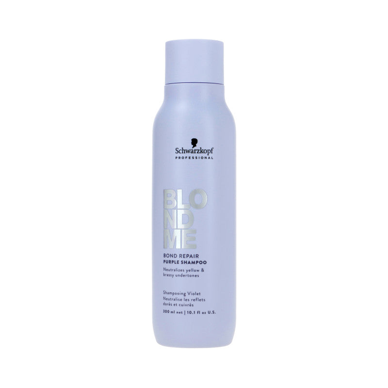 SCHWARZKOPF BLOND ME BOND REPAIR PURPLE Shampoo neutralizzante per capelli grigi e biondi 300 ml