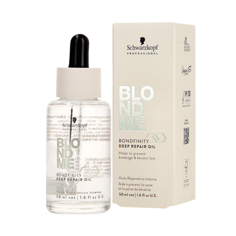 SCHWARZKOPF BLOND ME BONDIFINITY Olio profondamente rigenerante per capelli biondi 50 ml