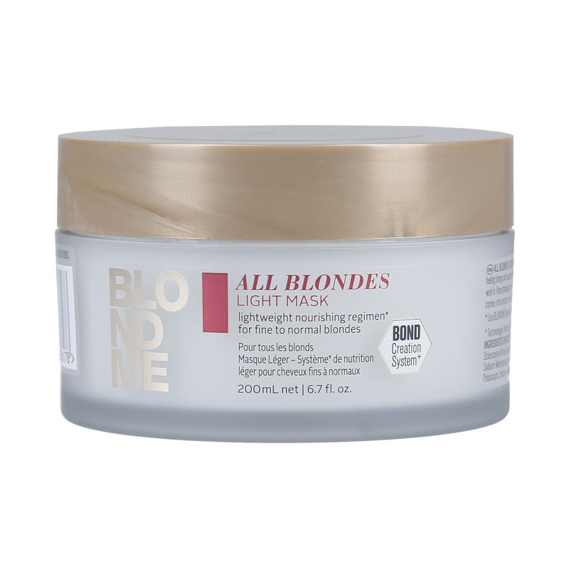 SCHWARZKOPF BLONDME ALL BLONDES Maschera leggera per capelli 200ml