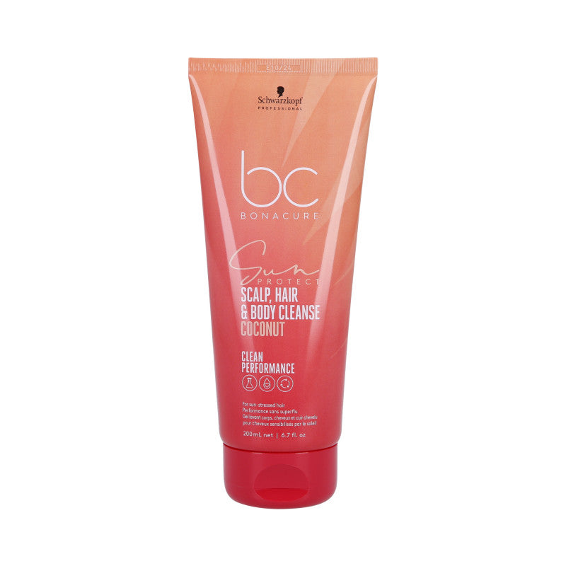 SCHWARZKOPF PROFESSIONAL BC SUN PROTECT Shampoo 3in1 per capelli e corpo 200ml