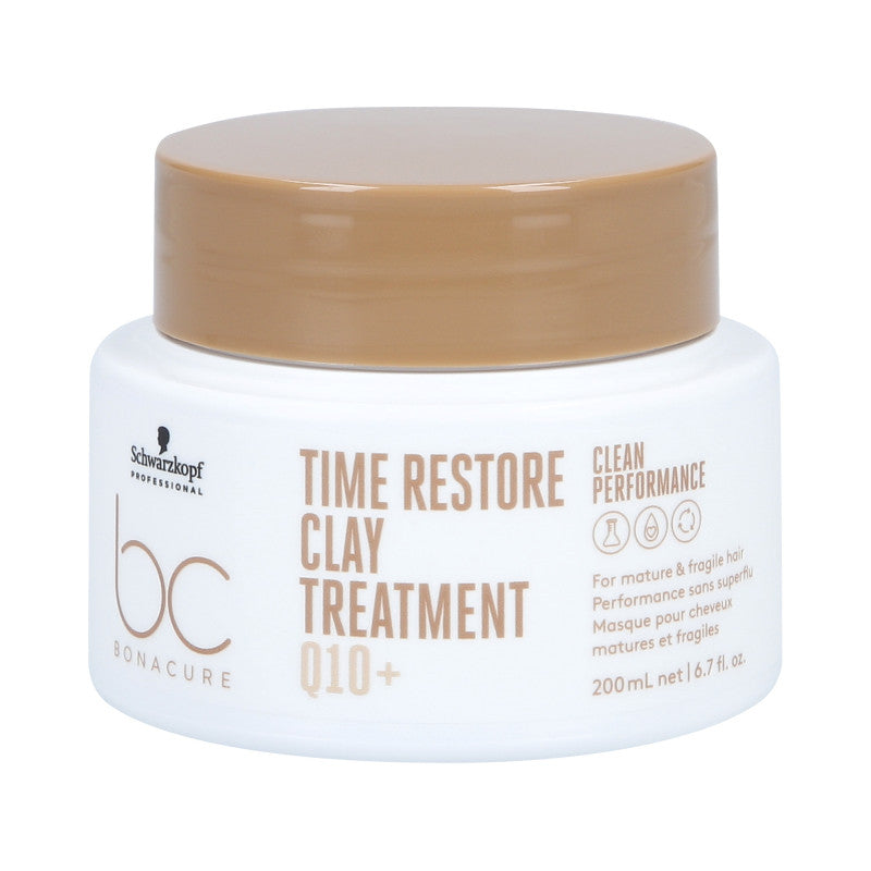 SCHWARZKOPF PROFESSIONAL BC TIME RESTORE Maschera all'argilla per capelli maturi 200ml