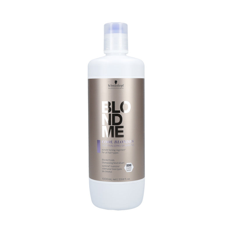 SCHWARZKOPF PROFESSIONAL BLONDME Cool Me Blonde Violet Shampoo per capelli 1000ml