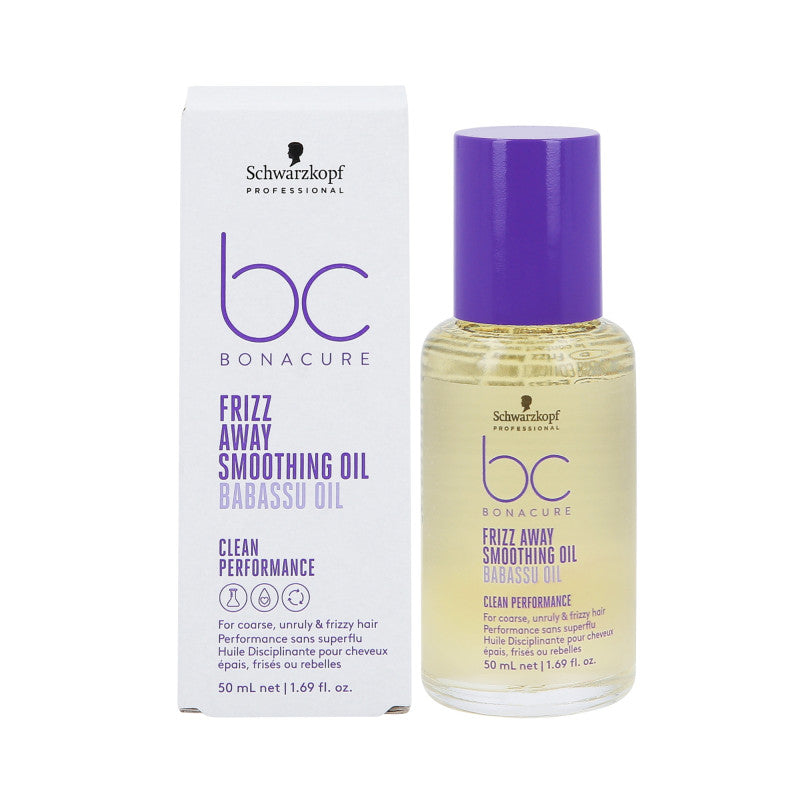 SCHWARZKOPF PROFESSIONAL BONACURE FRIZZ AWAY Olio lisciante per capelli crespi 50ml