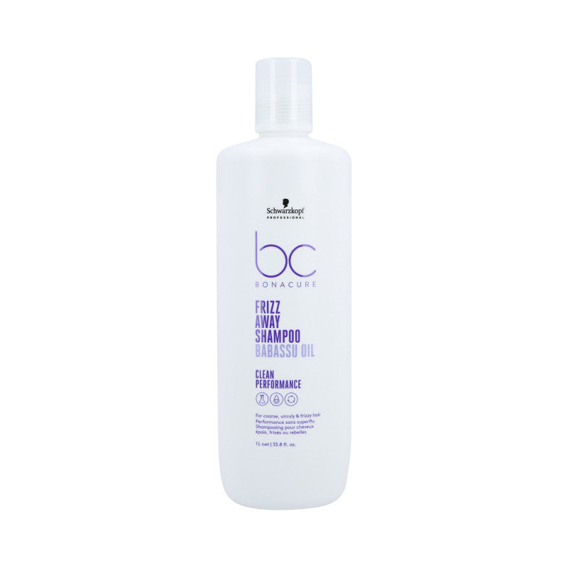 SCHWARZKOPF PROFESSIONAL BONACURE FRIZZ AWAY Shampoo lisciante per capelli crespi 1000ml