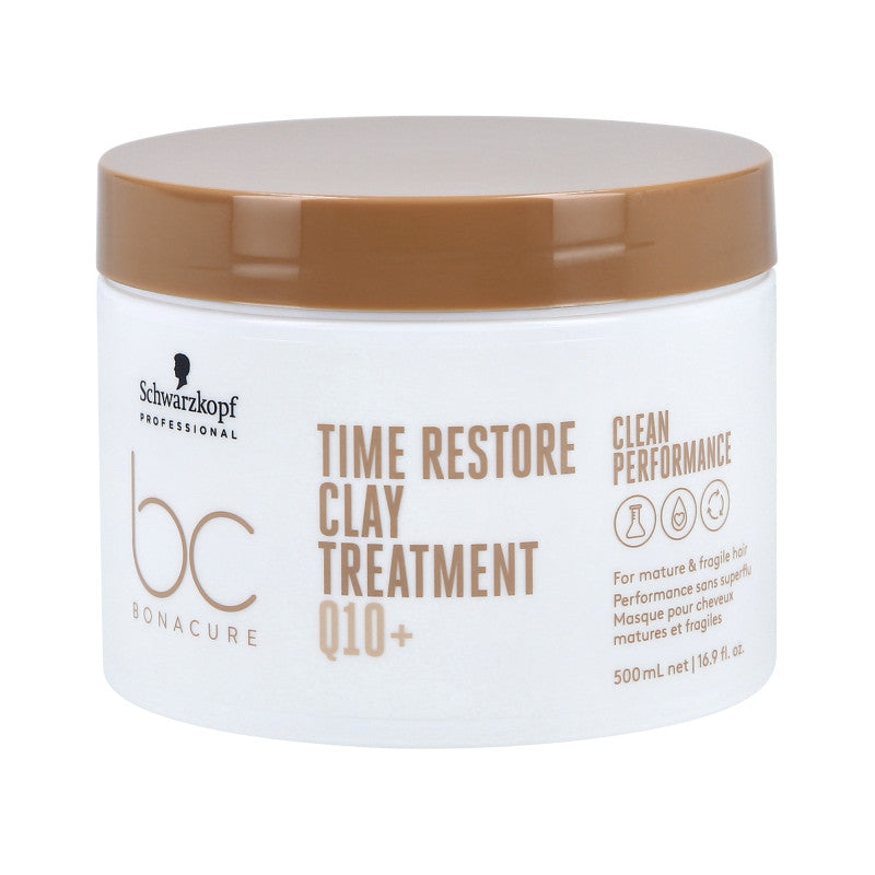 SCHWARZKOPF PROFESSIONAL BONACURE TIME RESTORE Q10 Trattamento per capelli maturi con argilla e coenzima Q10 500ml