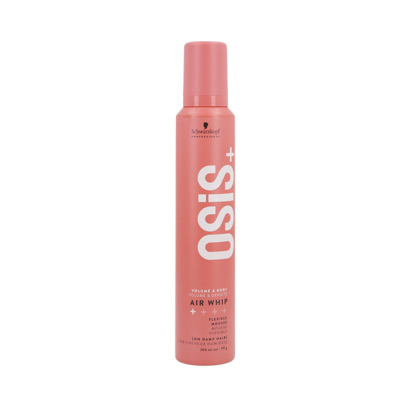 SCHWARZKOPF PROFESSIONAL OSIS+ AIR WHIP Mousse elastica che migliora la suscettibilità dei capelli alla modellazione 200ml