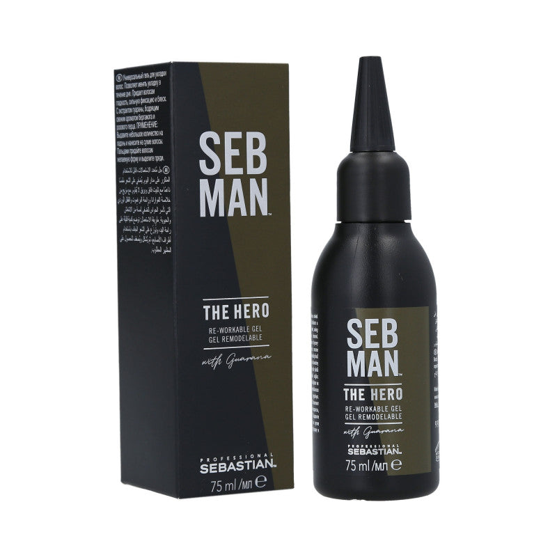 SEBASTIAN SEB MAN The Hero Gel forte per capelli 75ml