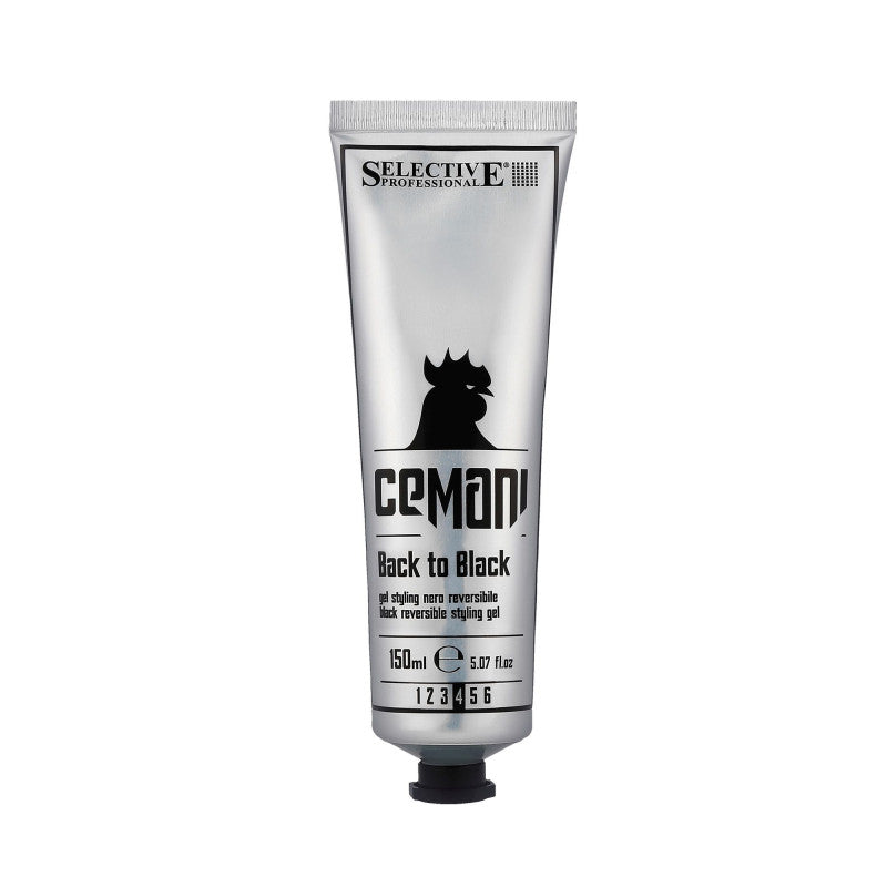 SELECTIVE CEMANI Back To Black Gel stiling nero reversibile per capelli grigi 150ml 