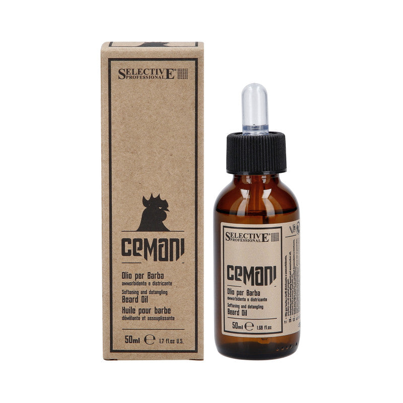 SELECTIVE CEMANI BEARD OIL Olio per la cura del viso e della pelle del viso 50ml