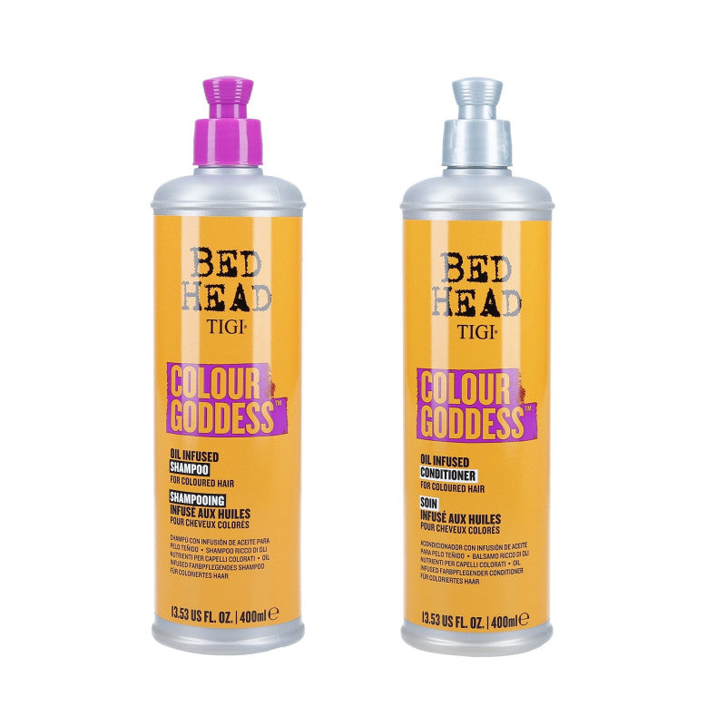 TIGI BED HEAD COLOR GODDESS Set per capelli colorati Shampoo 400ml + Balsamo 400ml