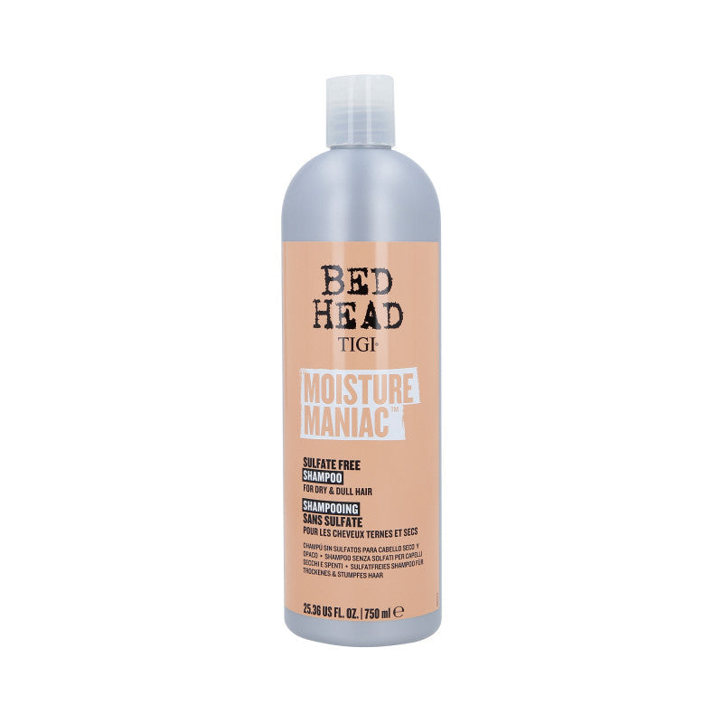 TIGI BED HEAD MOISTURE MANIAC Shampoo profondamente idratante per capelli secchi 750ml