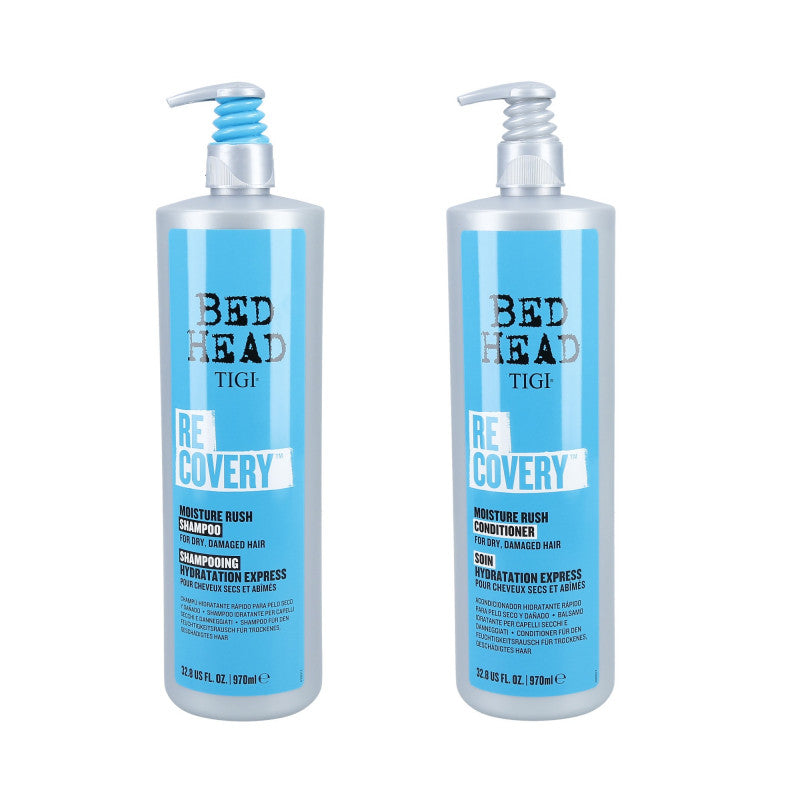 TIGI BED HEAD RECOVERY Set per capelli danneggiati Shampoo 970ml + Balsamo 970ml