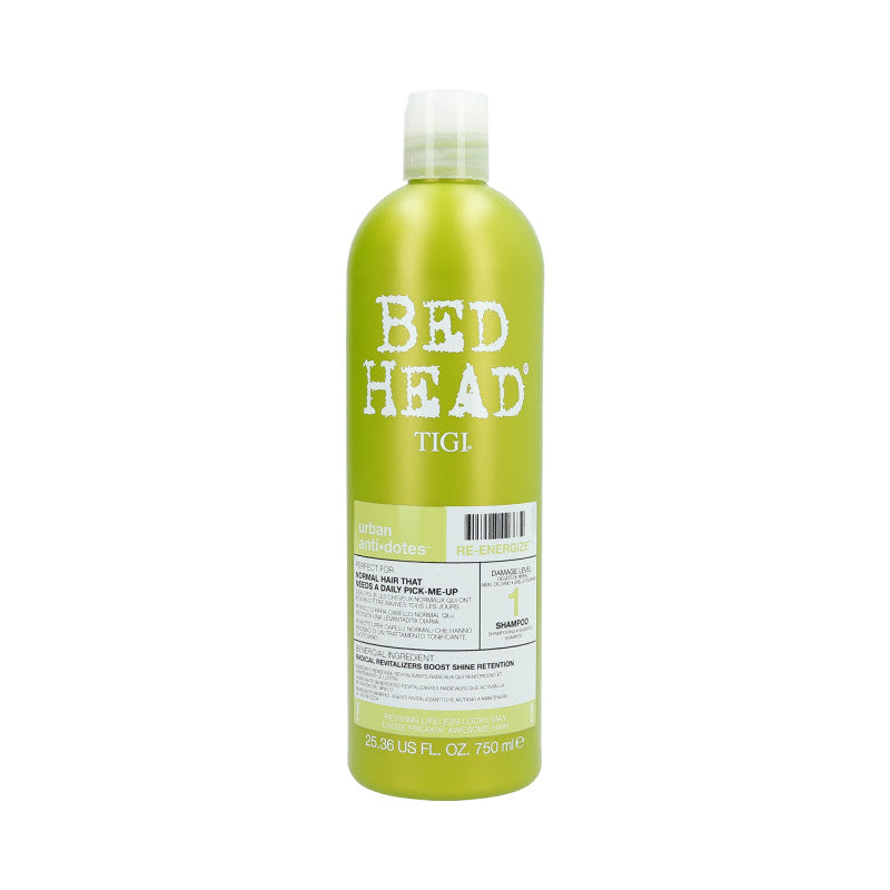 Tigi Bed Head Urban Antidotes Re-Energize Shampoo 750 ml