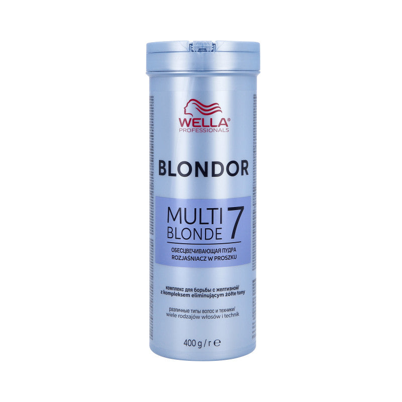 WELLA PROFESSIONALS BLONDOR MULTI BLONDE 7 POWDER Polvere schiarente fino a 7 livelli 400g