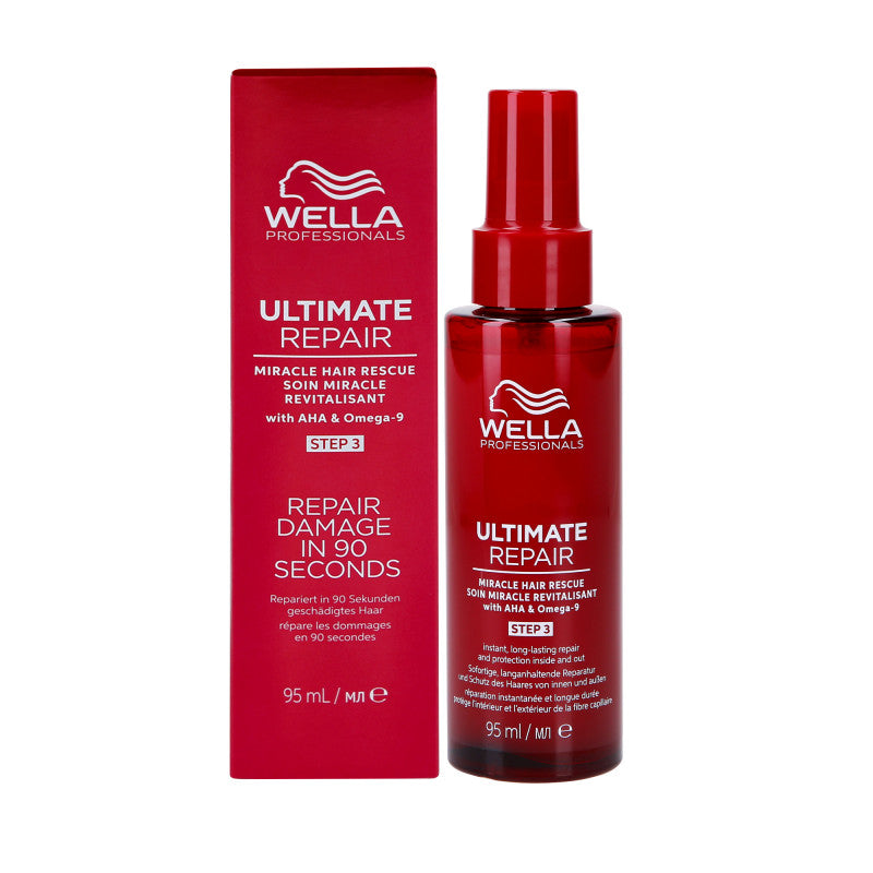 WELLA PROFESSIONALS ULTIMATE REPAIR MIRACLE HAIR RESCUE Siero protettivo riparatore e lisciante 95ml