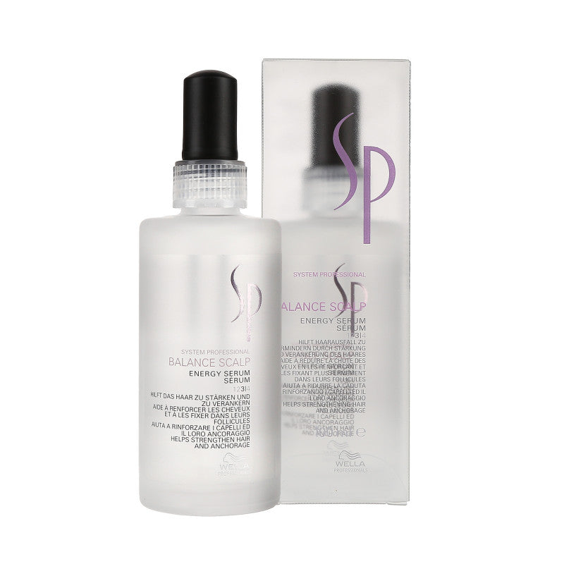 WELLA SP BALANCE SCALP Energy Serum con caffeina contro la caduta dei capelli 100ml