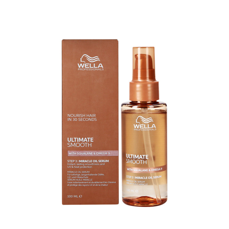 WELLA PROFESSIONALS ULTIMATE SMOOTH MIRACLE OIL Siero Lisciante per Capelli 100 ml