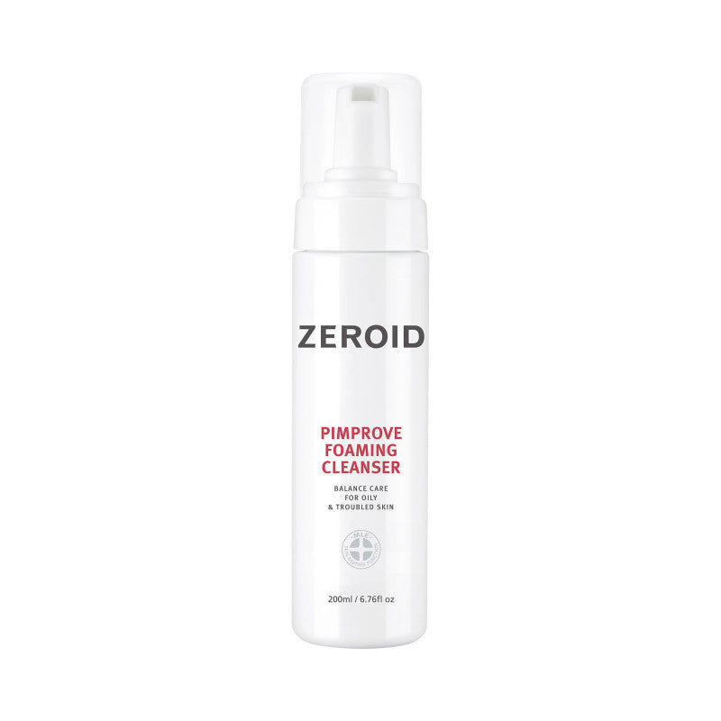 ZEROID PIMPROVE Schiuma detergente ipoallergenica per pelle grassa e acneica 200 ml